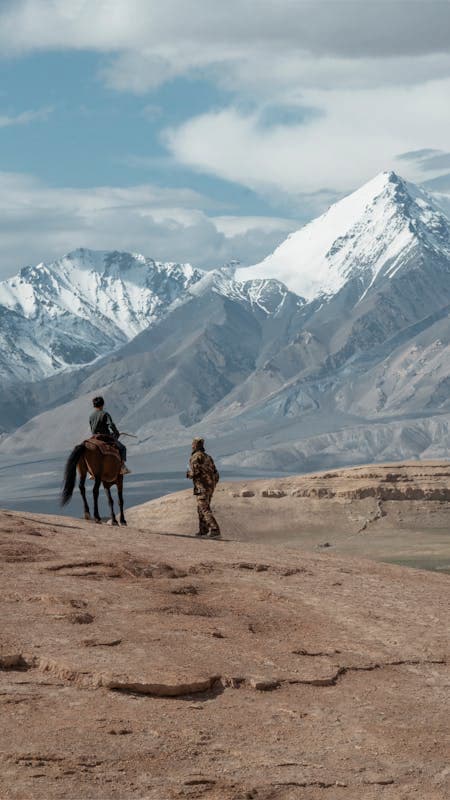 Pamir Mountain landscape